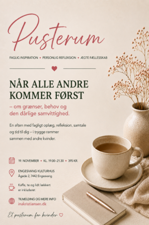 Pusterum #3 <br> 19.11 – Når alle andre kommer først