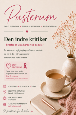 Pusterum #1 <br> 24.09 – Den indre kritiker